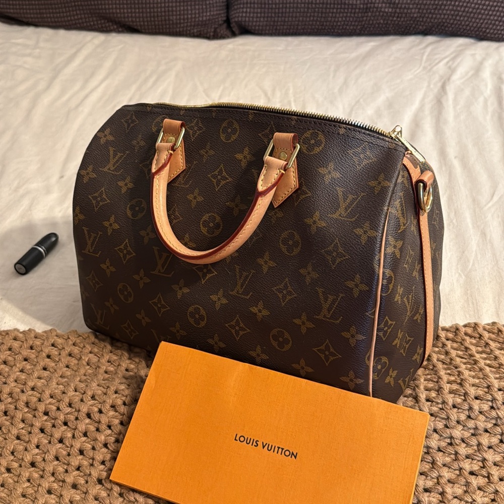 Louis Vuitton Speedy 30 Brown Monogram Satchel
